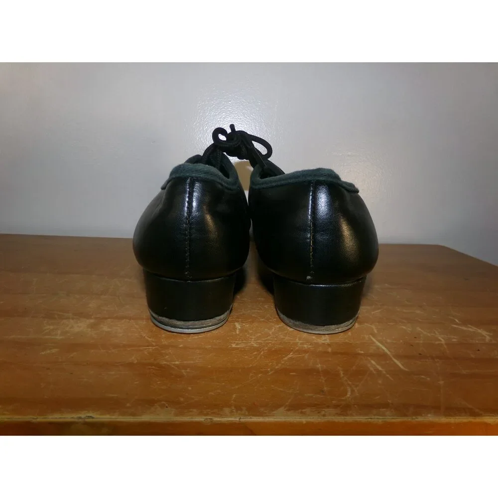 Pre-Owned Dance Buck Clogging Shoes Steven Stompers Kids 4M Oxford Split Sole B